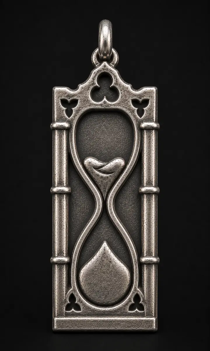 Hourglass zip pull