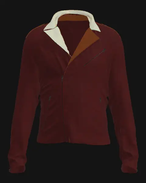 Side zippzer biker vest, 3D prototype